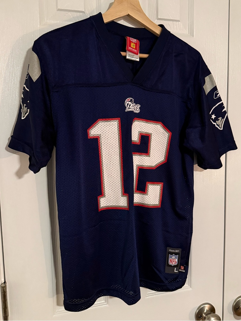 NFL New England Patriots #12 Kids Brady Football Jersey